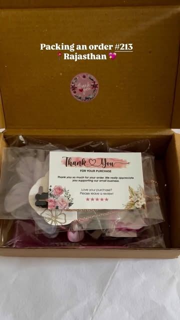Order 213 packed for Rajasthan